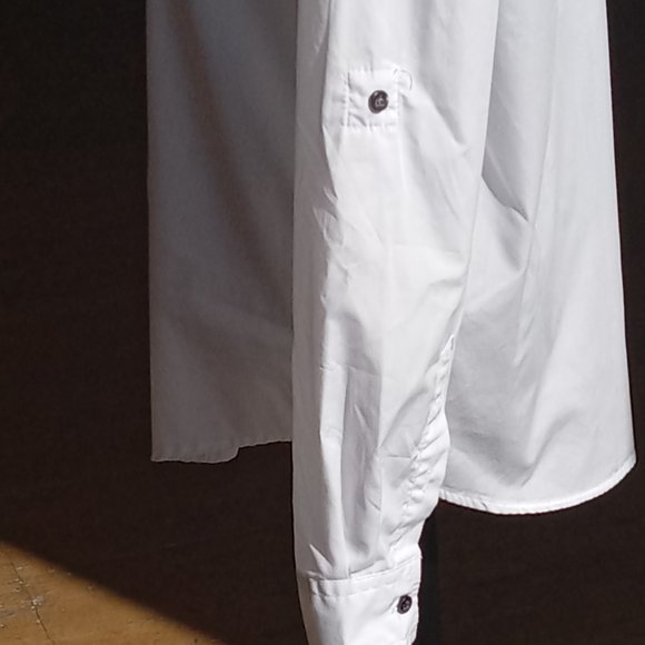 Bruno white button down long sleeve shirt - Picture 4 of 11